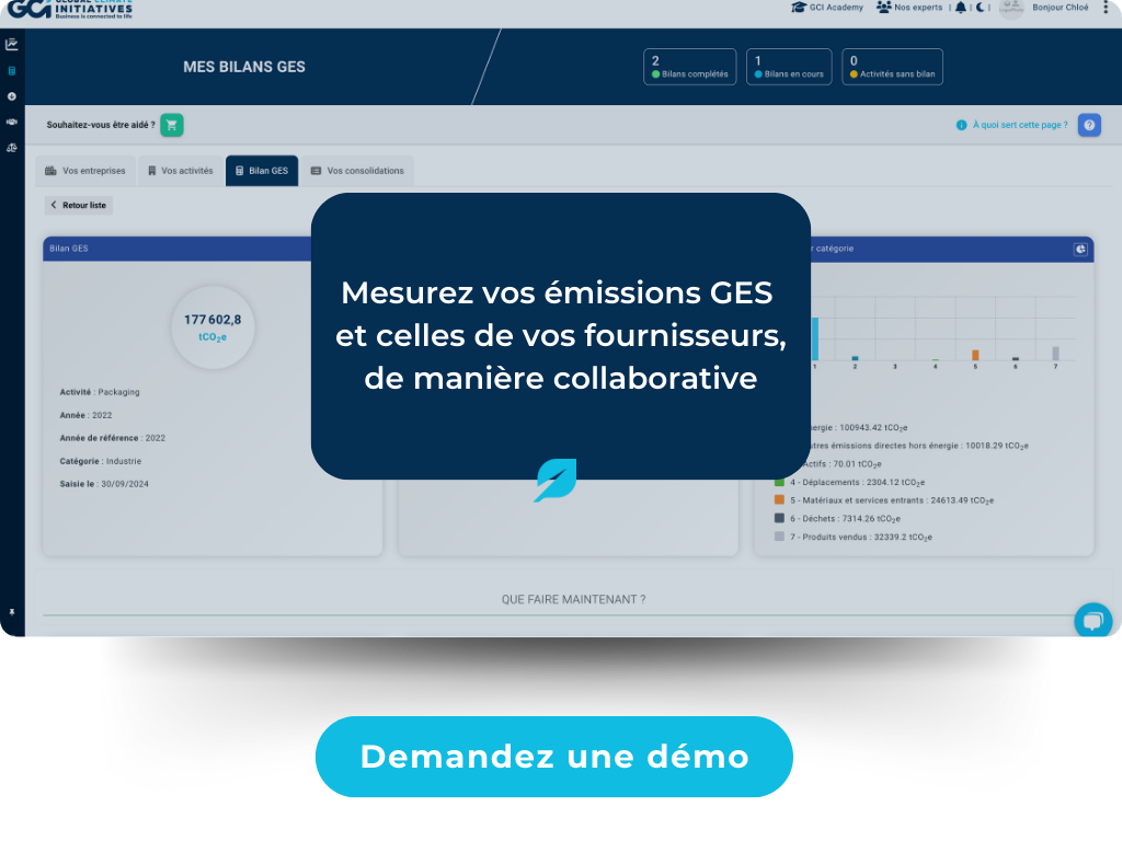declaration GES logiciel de bilan carbone fournisseur
