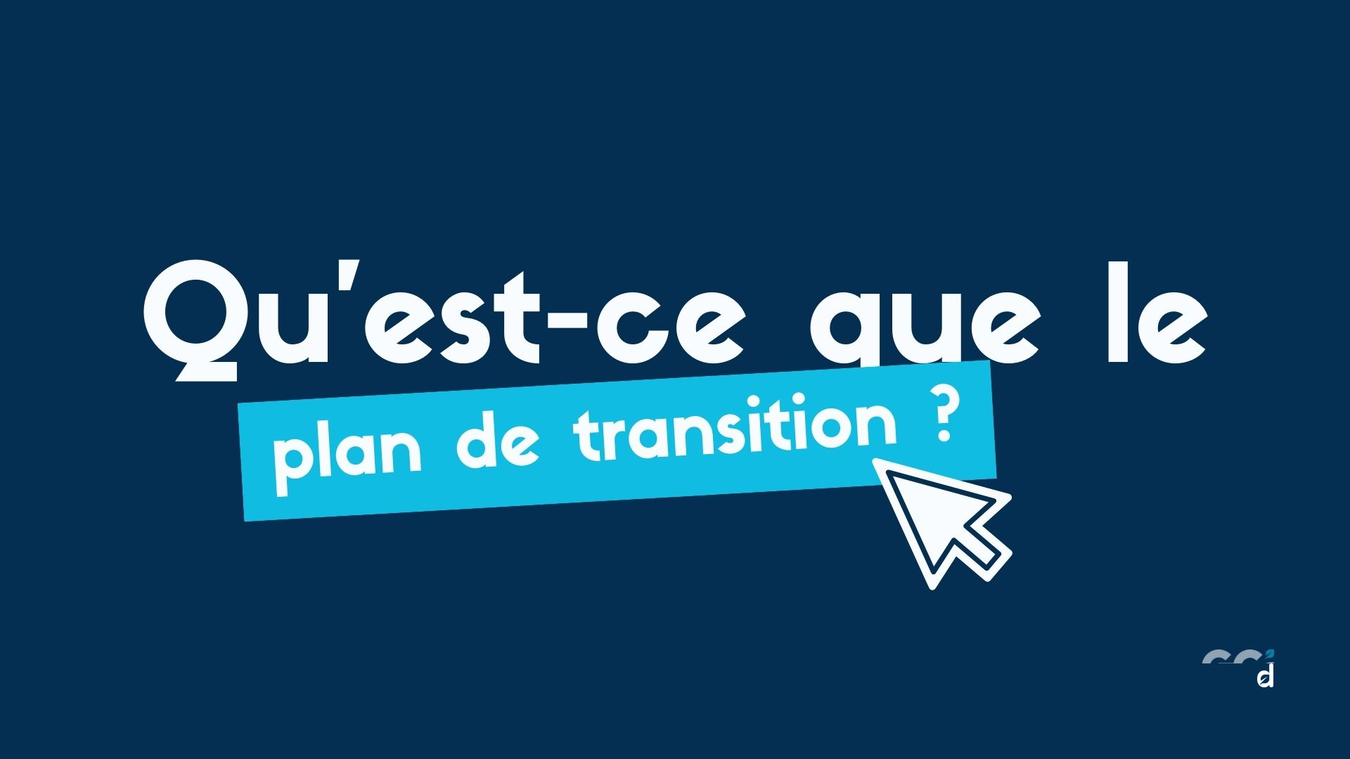 plan de transition plan de transition